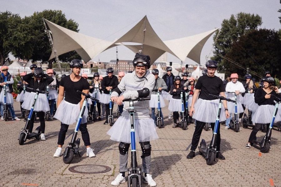 1Live E Scooter Flashmob Choreografie