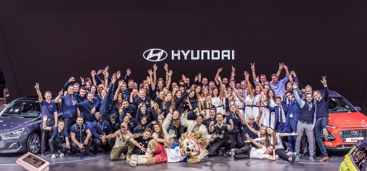 Messeshow für Hyundai
